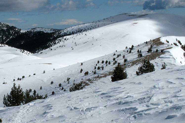 Vista de la subida final