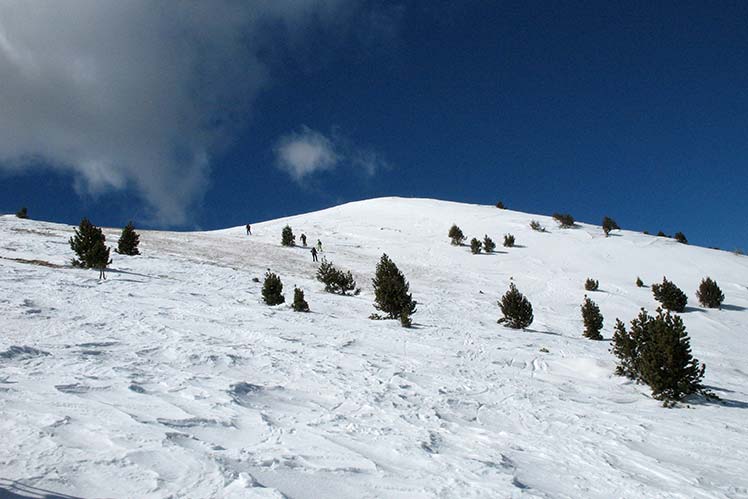 Nieve y cielo