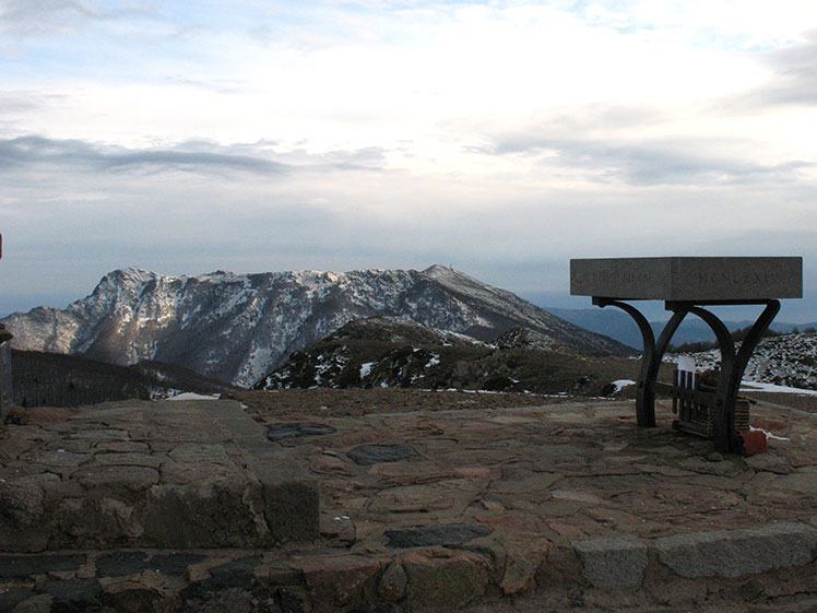 Vista hivernal de les Agudes