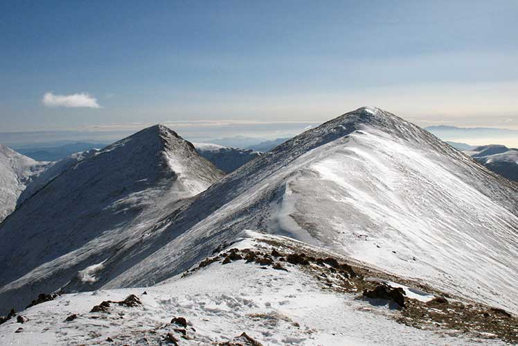 Cima de la Coma del Clot y el Torreneules