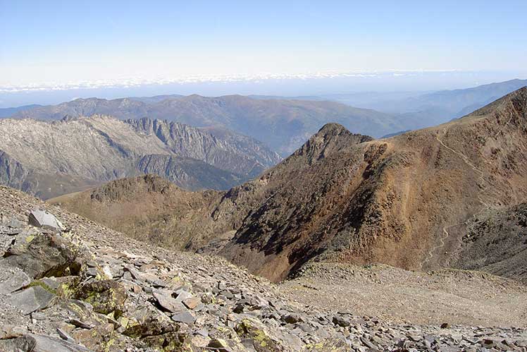 Pointe du Montcalm en el centro