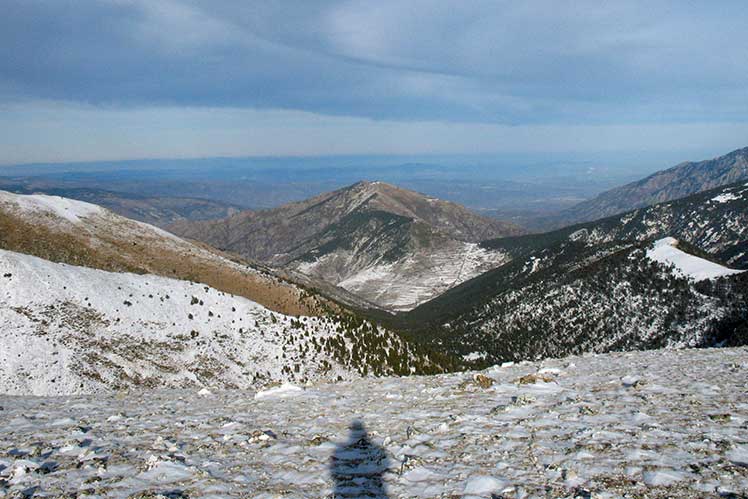 Vista al nord des de la Portella de Mentet