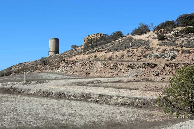 Corriol de pujada al pilar