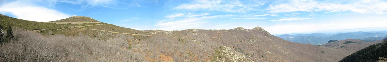 Panoràmica Turó de l'Home a les Agudes