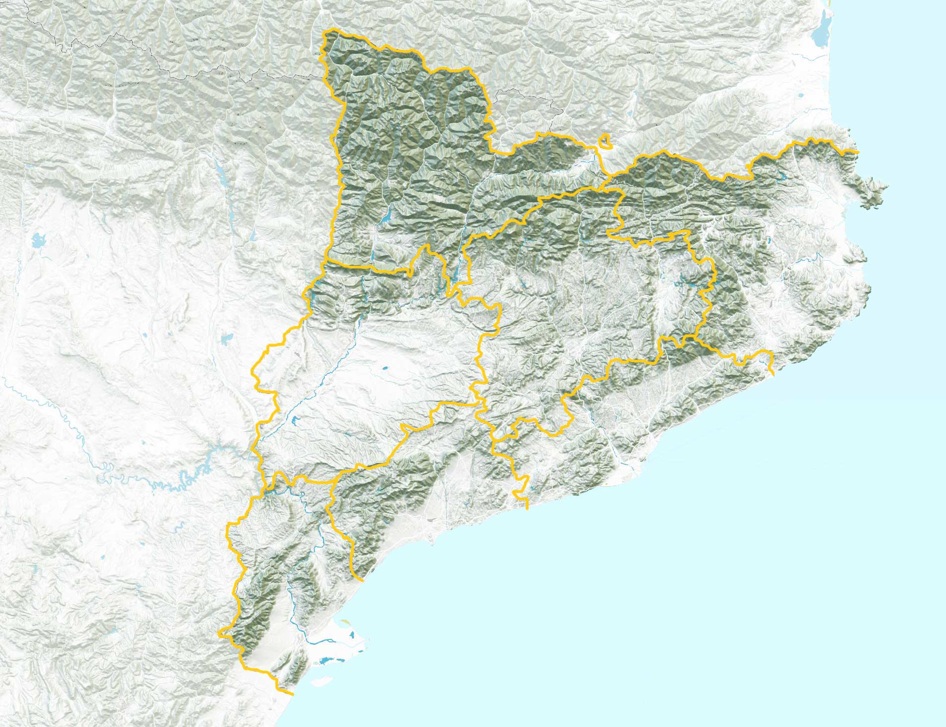 Mapa de Catalunya